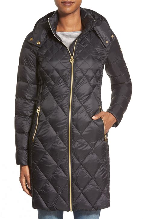 michael kors men's quilted down coat|Michael Kors lightweight down coat.